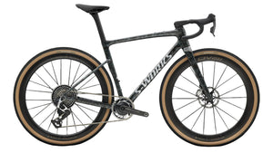 Specialized S-Works Crux 5 (SRAM Red XPLR) Gravel Bike 2027 Fjord Gold Sandstone Blurred Impasto/Gloss Flake Silver