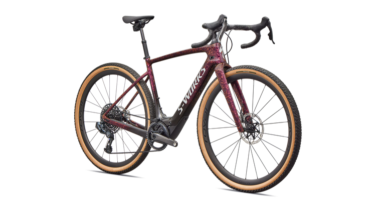 Specialized S-Works Turbo Creo 2 Performance Electric Road Bike 2026 Gloss Bordeaux Metallic/Fade Pearl Dry Impasto/Silver Dust