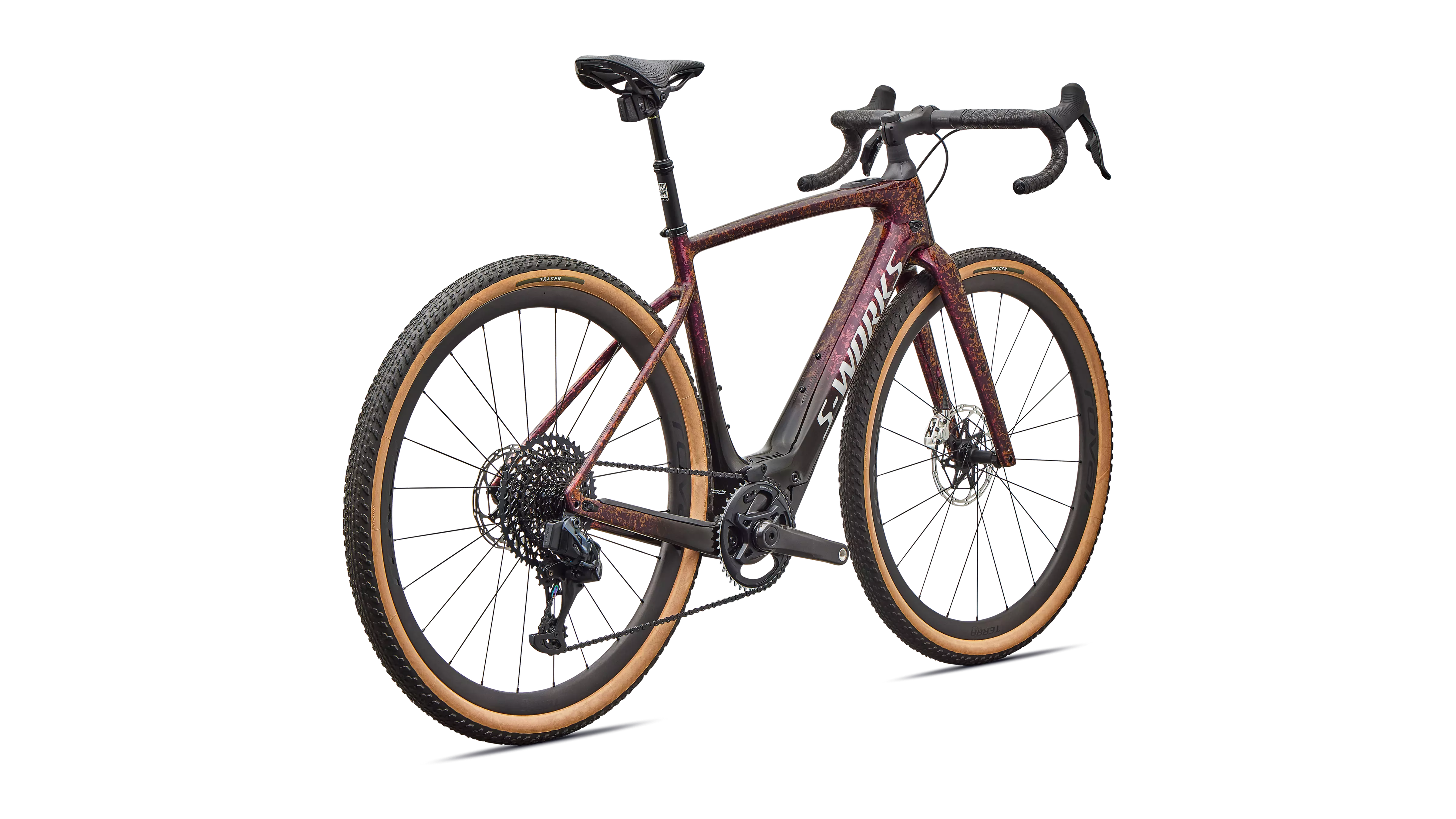 Specialized S-Works Turbo Creo 2 Performance Electric Road Bike 2026 Gloss Bordeaux Metallic/Fade Pearl Dry Impasto/Silver Dust