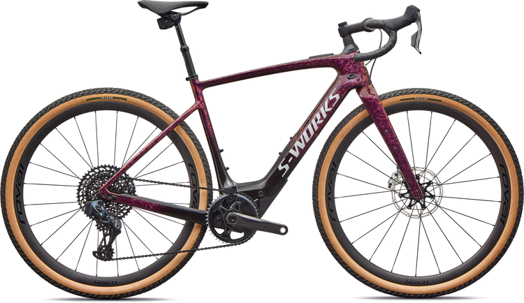 Specialized S-Works Turbo Creo 2 Performance Electric Road Bike 2026 Gloss Bordeaux Metallic/Fade Pearl Dry Impasto/Silver Dust