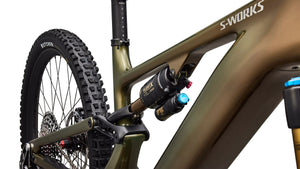 Specialized S-Works Turbo Levo 4 Full Suspension Electric Bike 2026 Gloss Laurel Green/Burnt Gold/Chrome