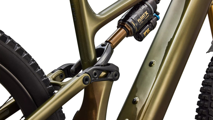 Specialized S-Works Turbo Levo 4 Full Suspension Electric Bike 2026 Gloss Laurel Green/Burnt Gold/Chrome