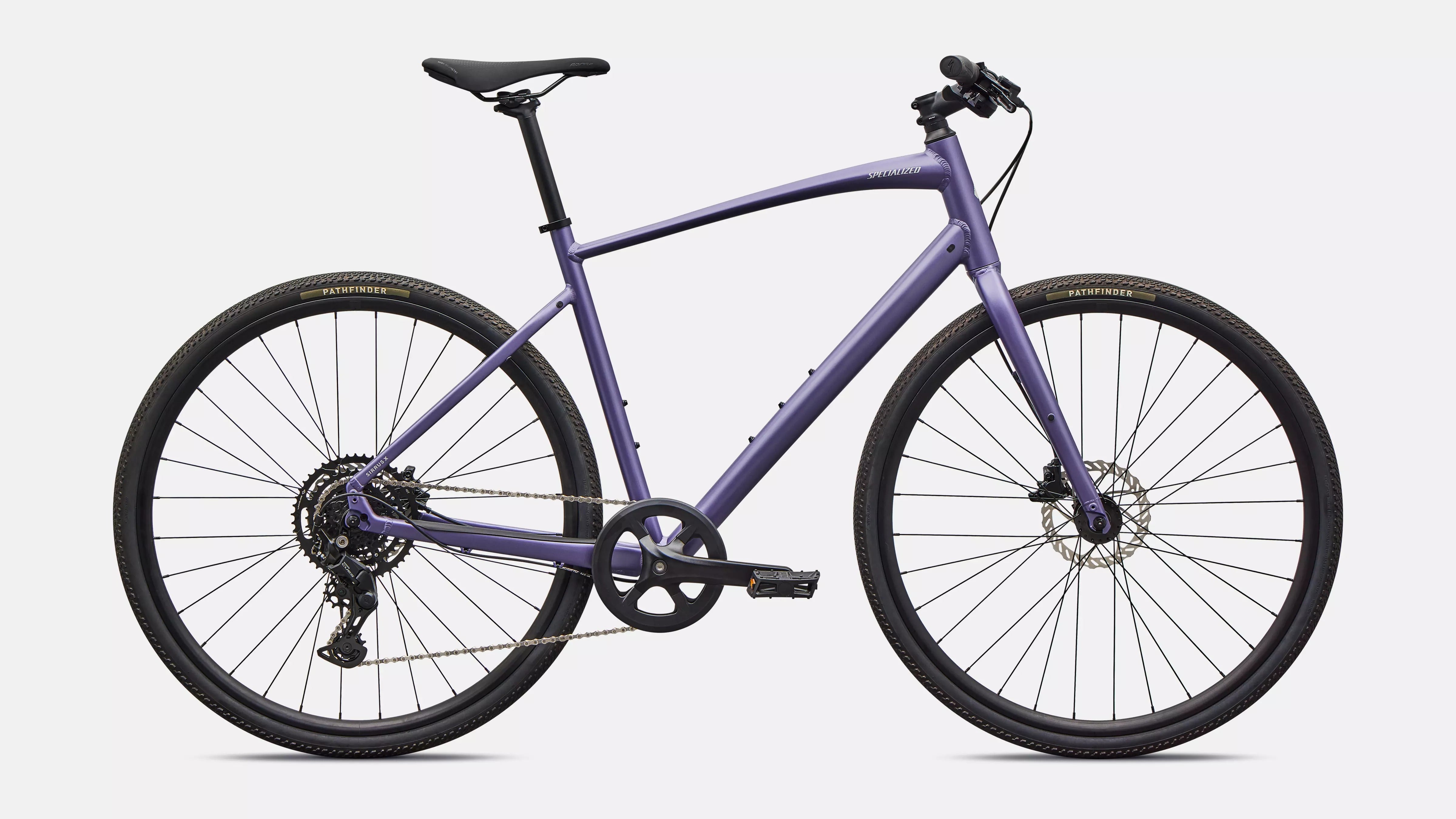 Specialized Sirrus X 2.0 Fitness Bike 2026 Satin Mauve Metallic/Dolomite Metallic Frost Reflective 