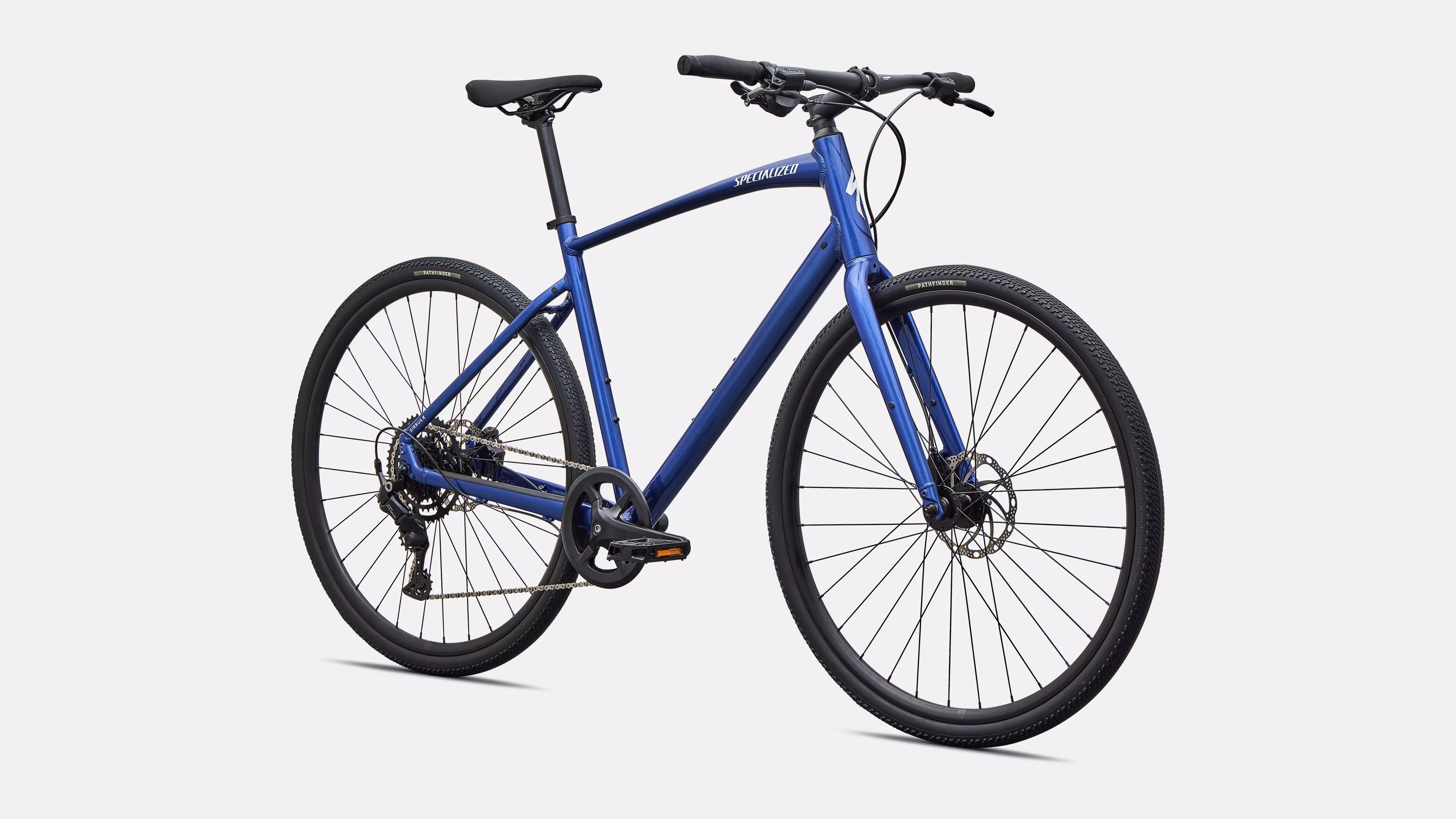 Specialized Sirrus X 2.0 Fitness Bike 2027 Pacific Blue Metallic/Metallic White Silver