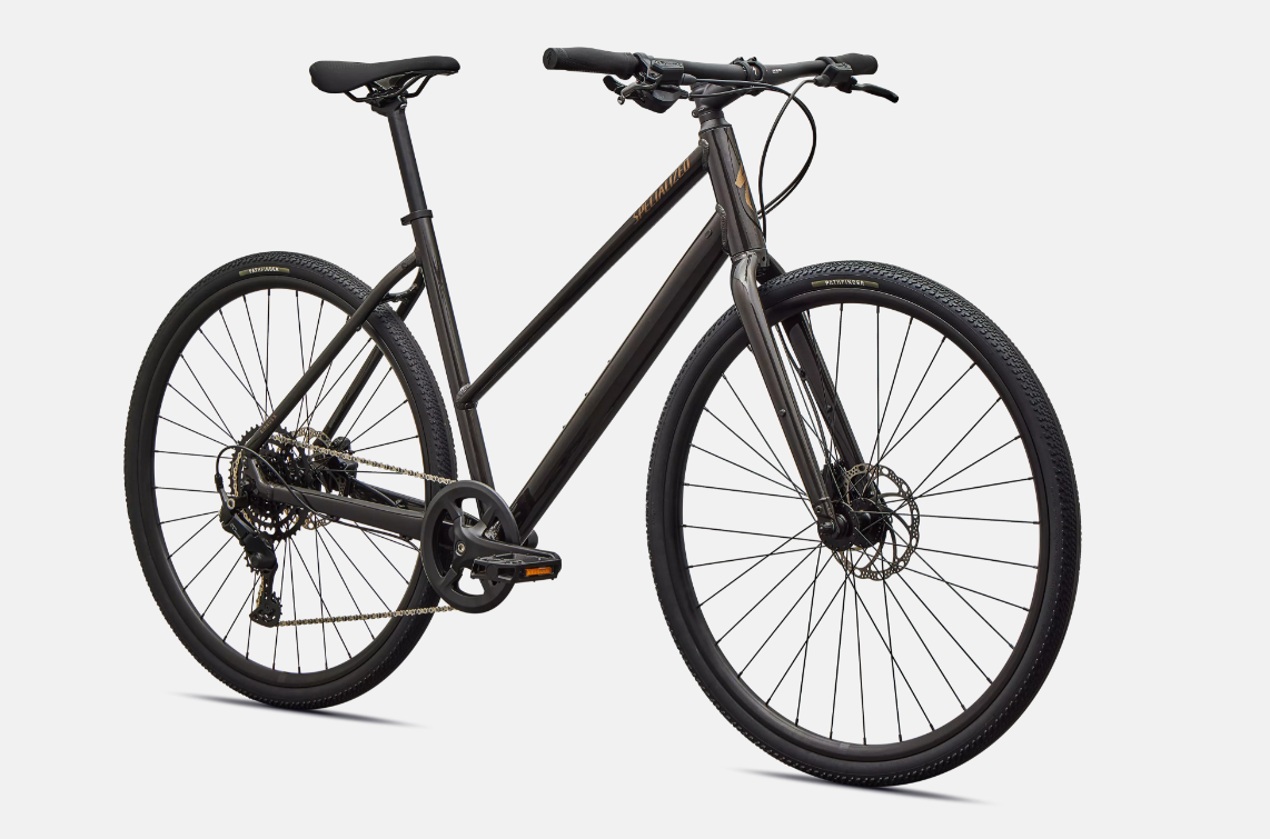 Specialized Sirrus X 2.0 Step-Through Fitness Bike 2027Gloss Metallic Obsidian Burnt Gold Metallic Frost Reflective