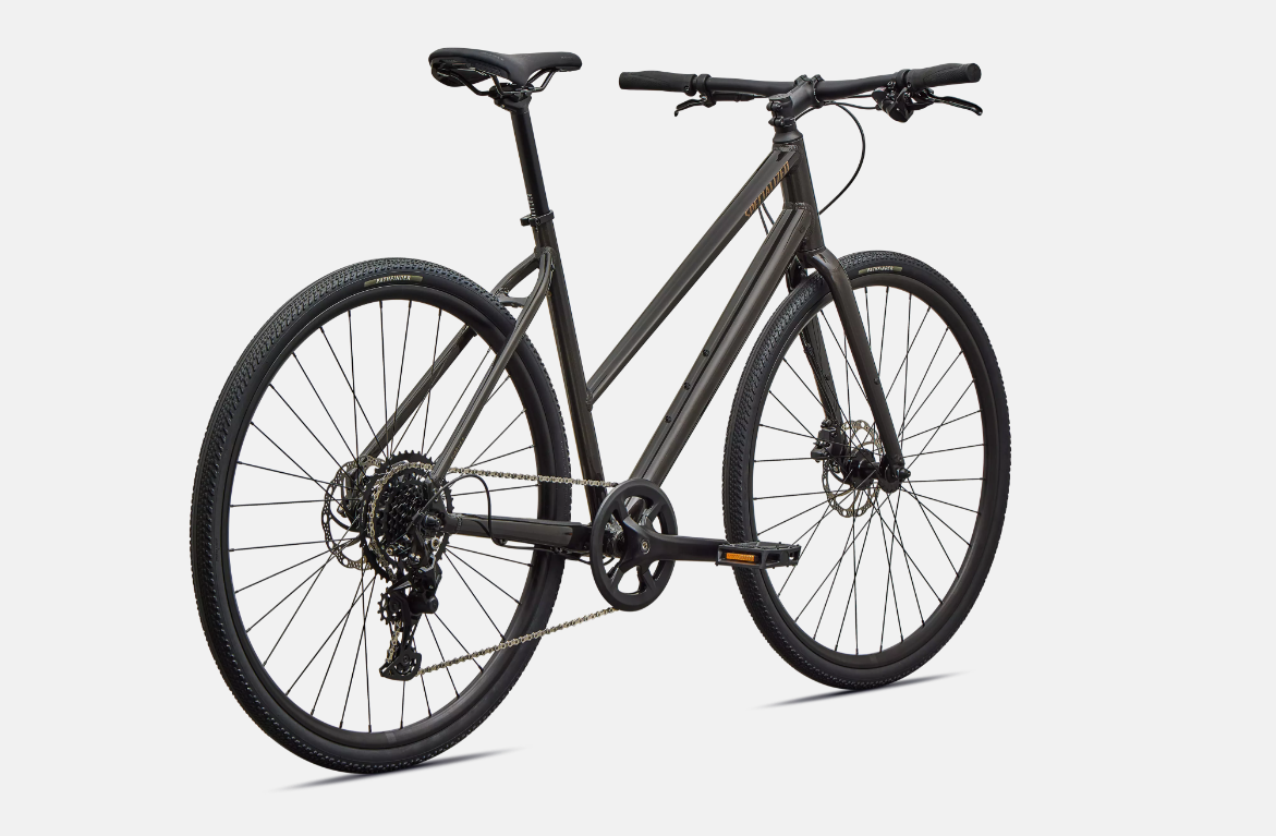 Specialized Sirrus X 2.0 Step-Through Fitness Bike 2027Gloss Metallic Obsidian Burnt Gold Metallic Frost Reflective