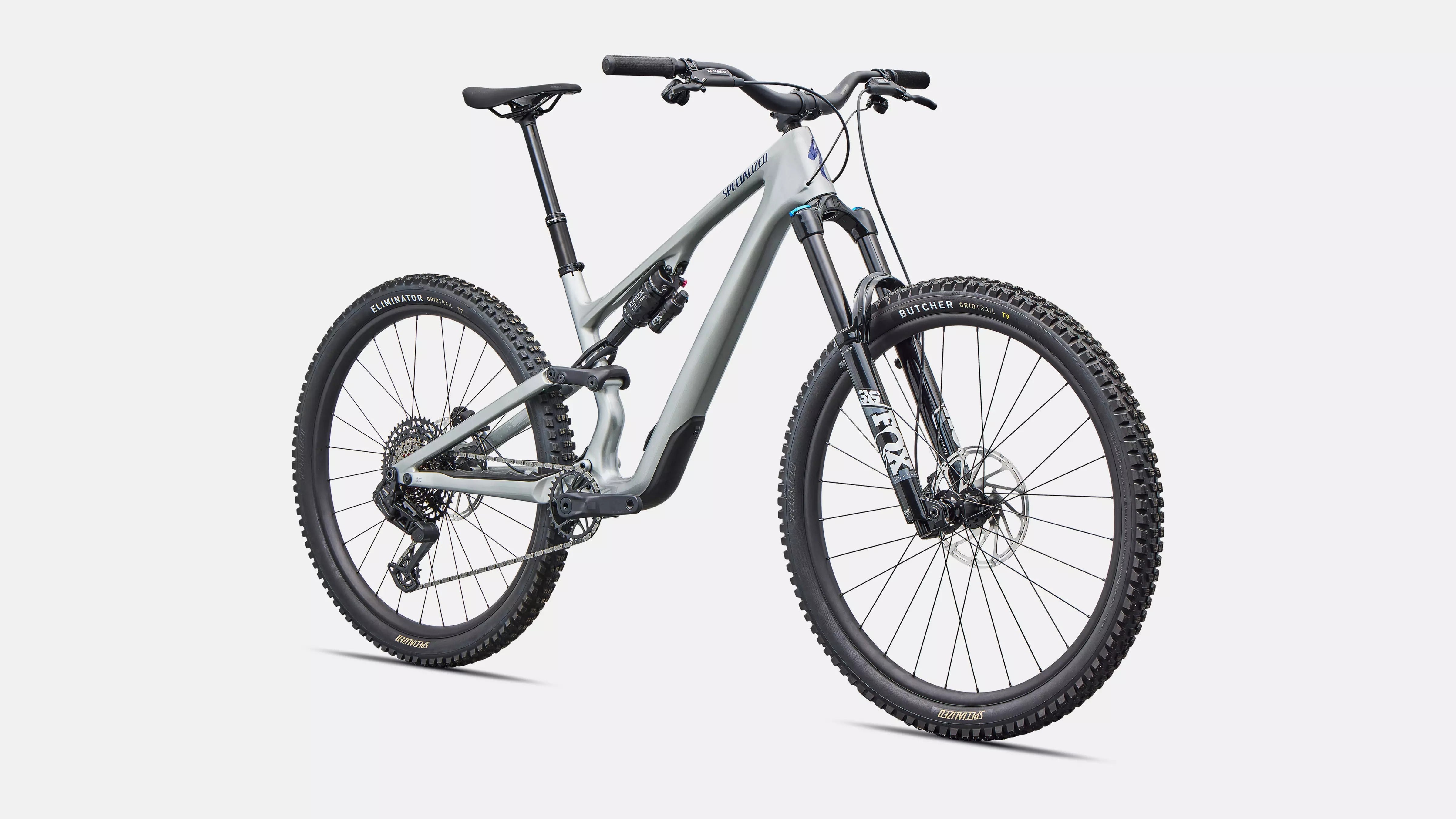 Specialized Stumpjumper 15 EVO Comp Full Suspension Bike 2026 29/29 Gloss Shadow Silver/Majesty Blue Metallic