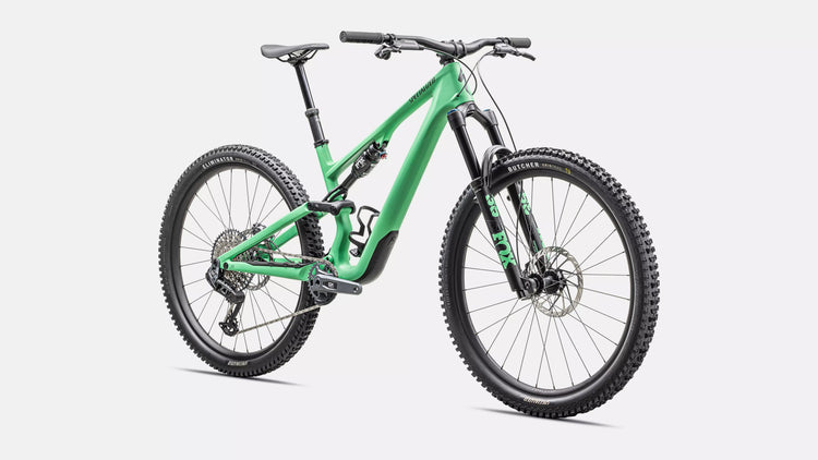 Specialized Stumpjumper 15 Expert Full Suspension Mountain Bike 2025 Satin Electric Green/Satin Forest Green