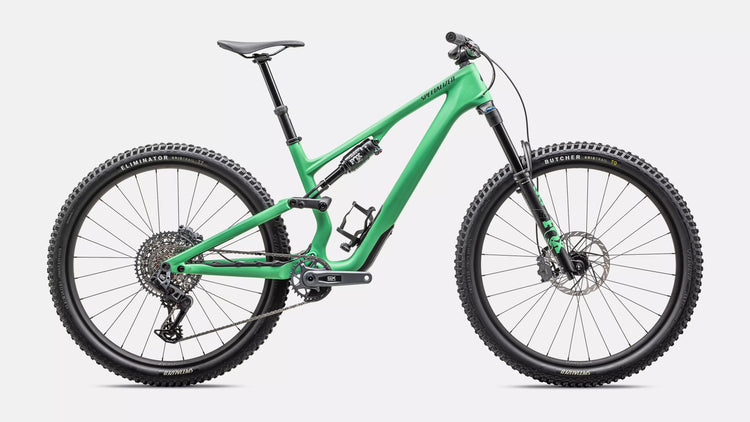 Specialized Stumpjumper 15 Expert Full Suspension Mountain Bike 2025 Satin Electric Green/Satin Forest Green