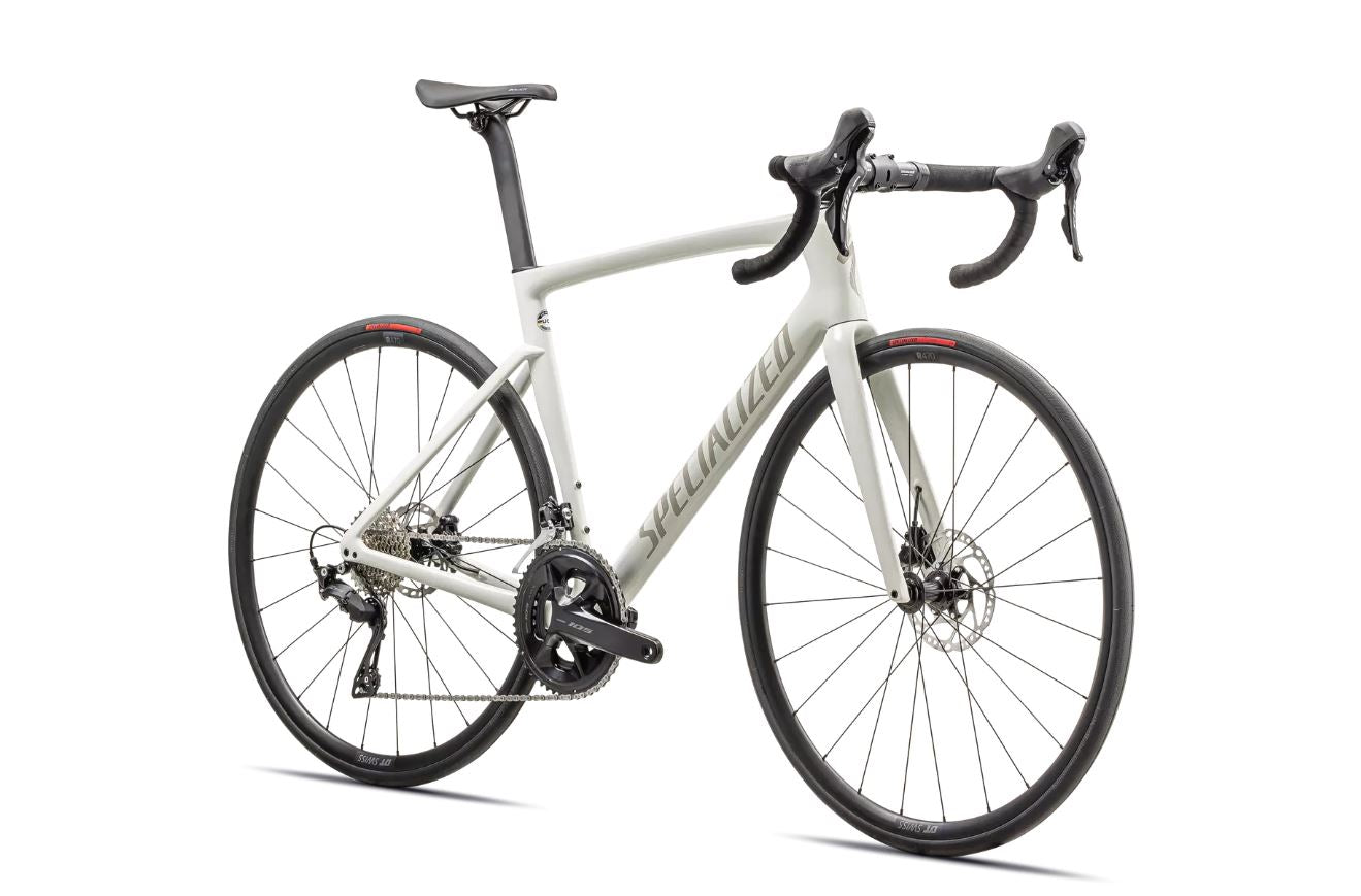 Specialized Tarmac SL7 Sport (Shimano 105) Performance Road Bike 2025 Gloss Dune White/10% Chaos Pearl 