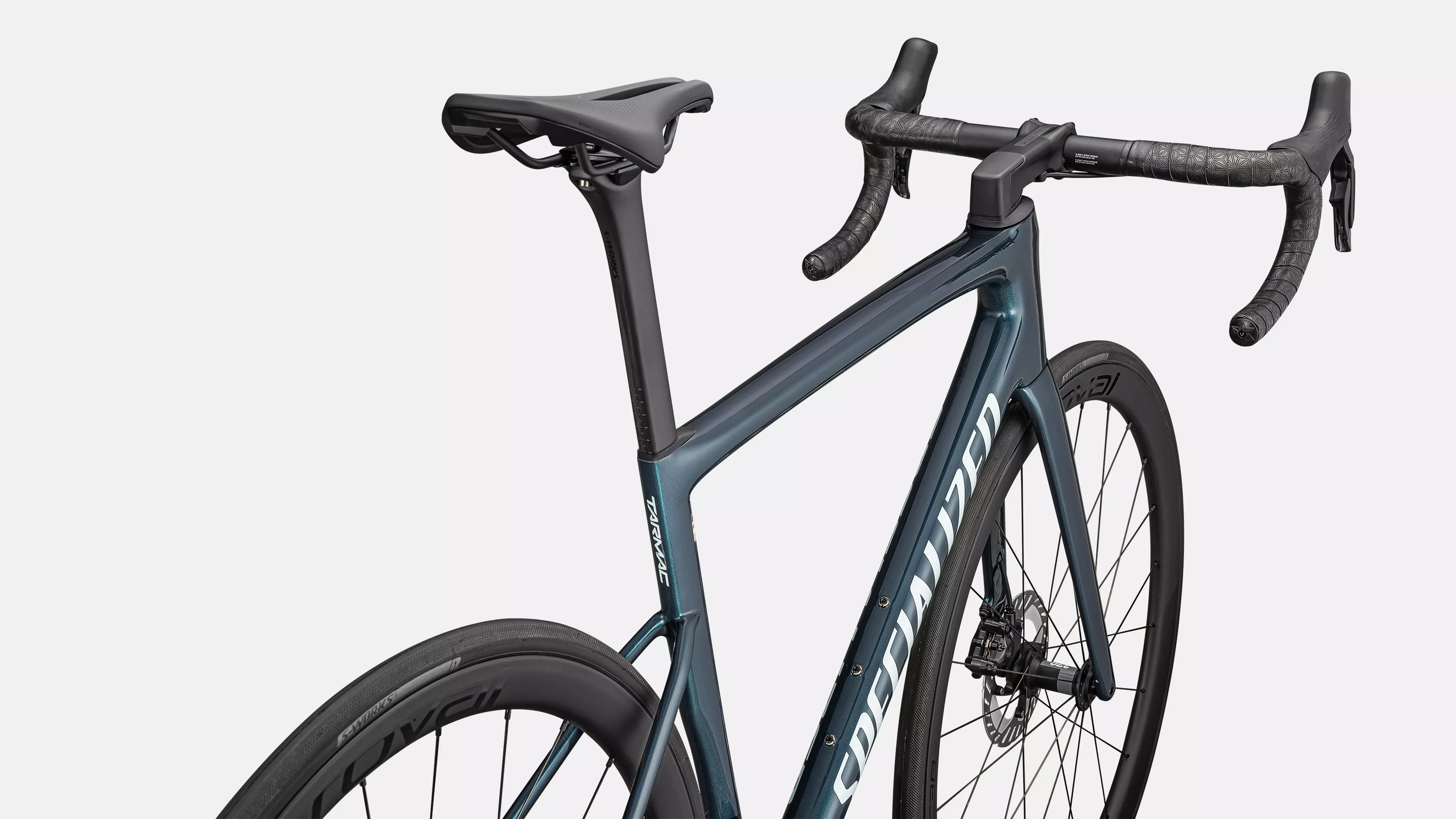 Specialized Tarmac SL8 Expert Di2 Performance Road Bike 2026 Gloss Deep Lake Metallic/Green Pearl Over Seafoam