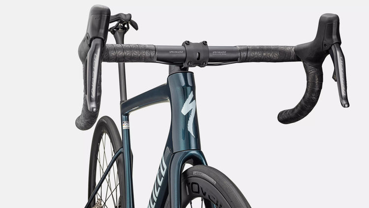 Specialized Tarmac SL8 Expert Di2 Performance Road Bike 2026 Gloss Deep Lake Metallic/Green Pearl Over Seafoam