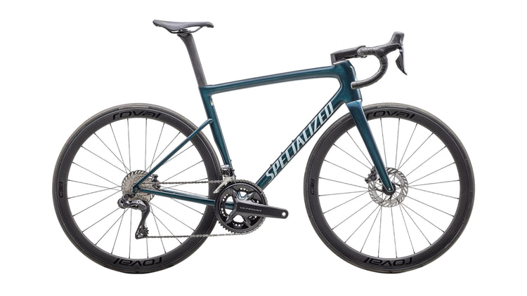 Specialized Tarmac SL8 Expert Di2 Performance Road Bike 2026 Gloss Deep Lake Metallic/Green Pearl Over Seafoam