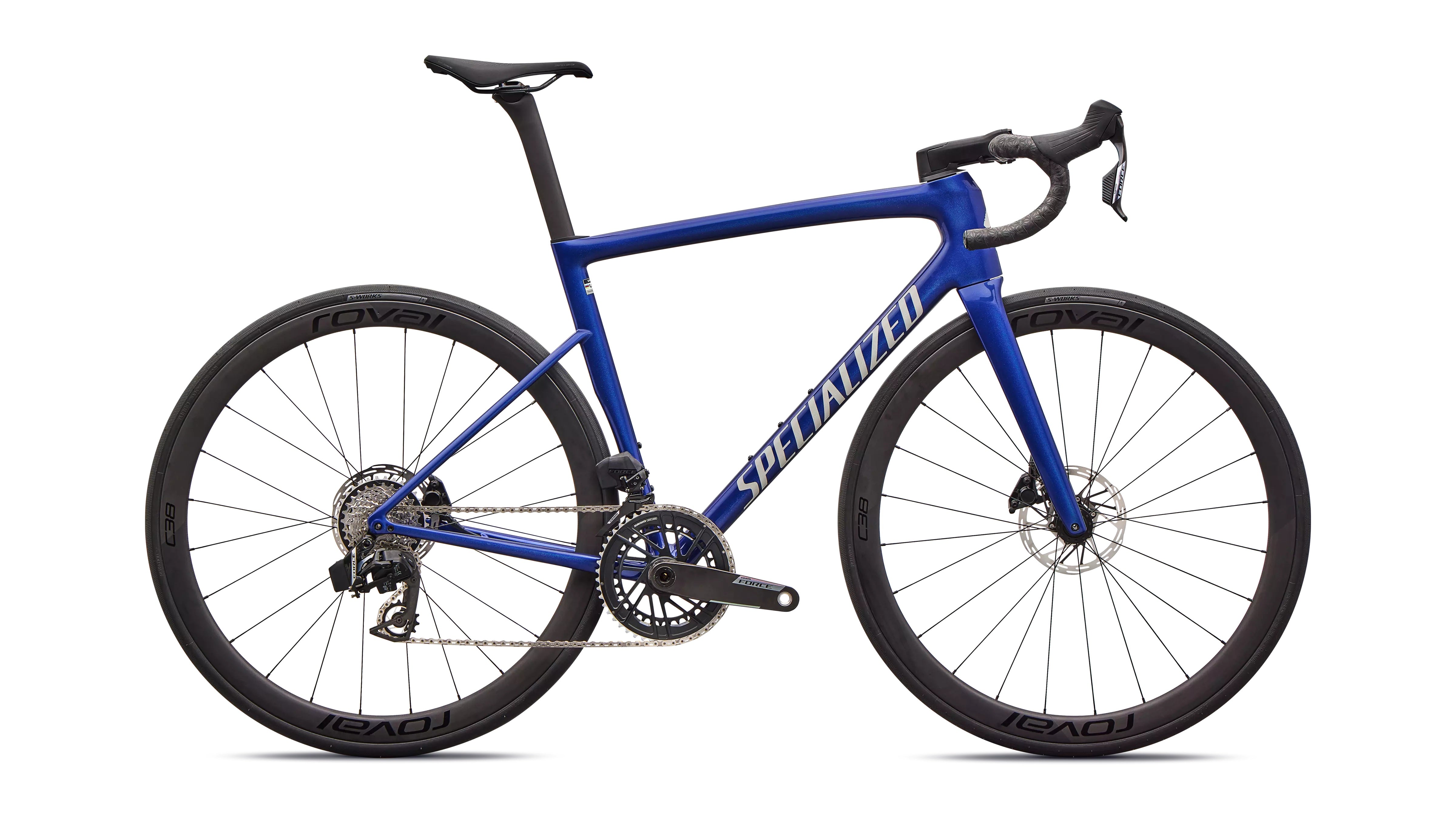 Specialized Tarmac SL8 Expert (SRAM Force AXS) Performance Road Bike 2026 Gloss Blue Majesty Metallic/Dolomite Metallic