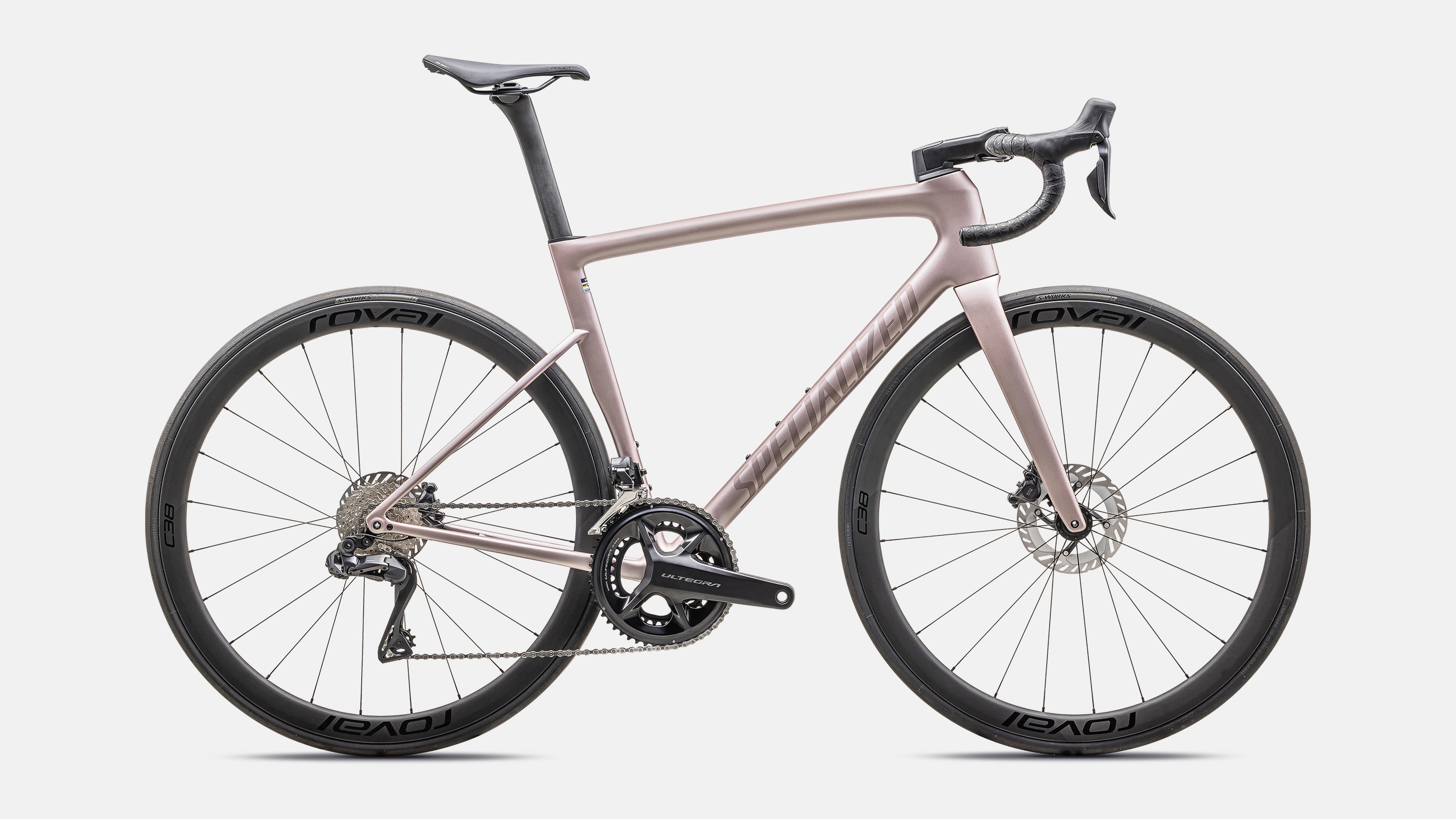 Specialized Tarmac SL8 Expert (Ultegra Di2) Performance Road Bike 2025 Satin Champagne/Black Pearl