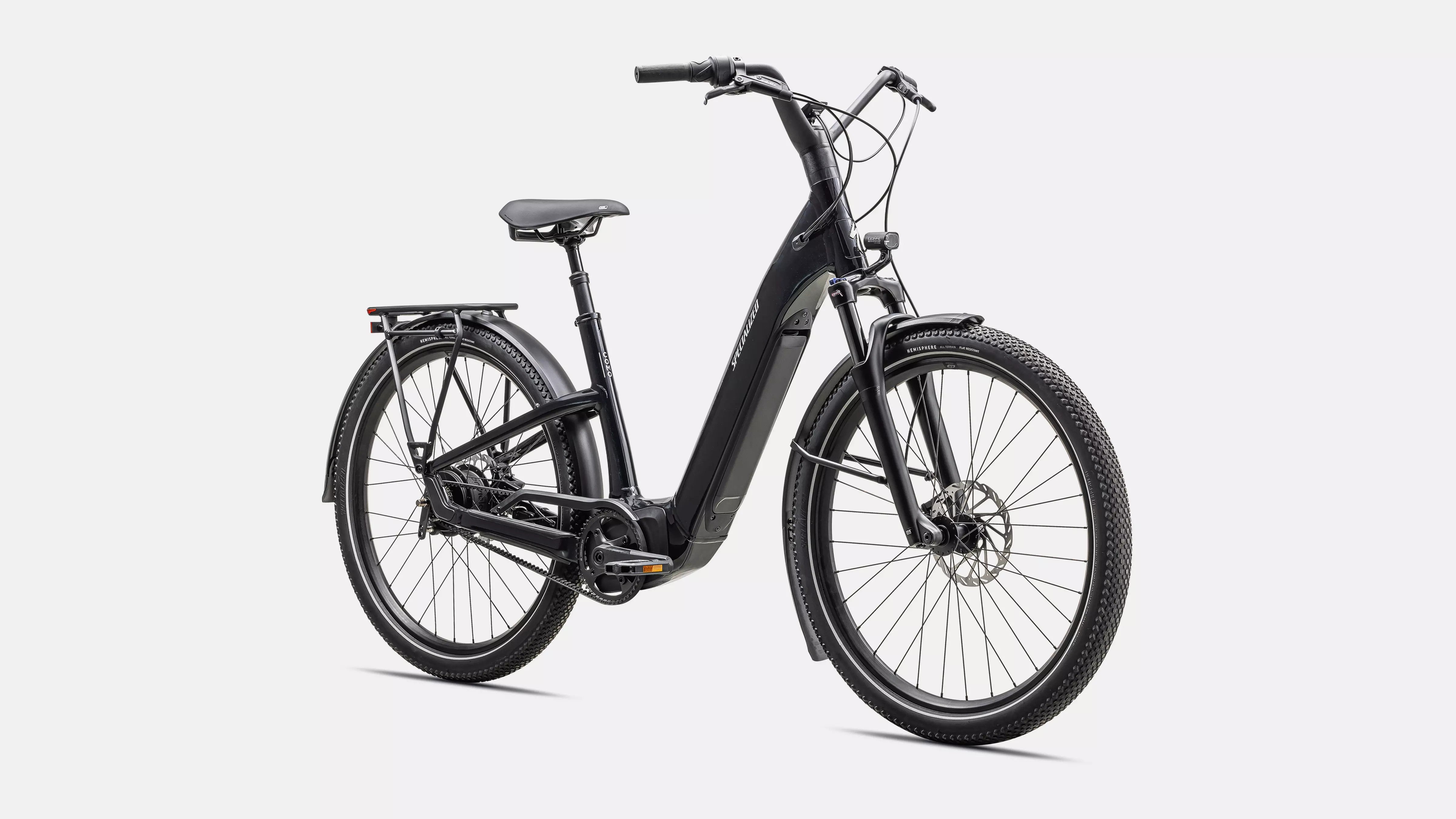 Specialized Turbo Como 4.0 IGH Step-Thru Electric Bike 2026 Gloss Cast Black/Satin Silver Reflective 