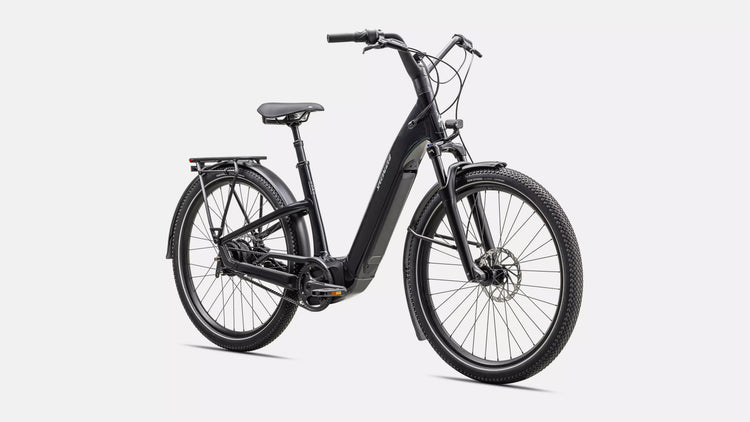 Specialized Turbo Como 4.0 IGH Step-Thru Electric Bike 2026 Gloss Cast Black/Satin Silver Reflective 