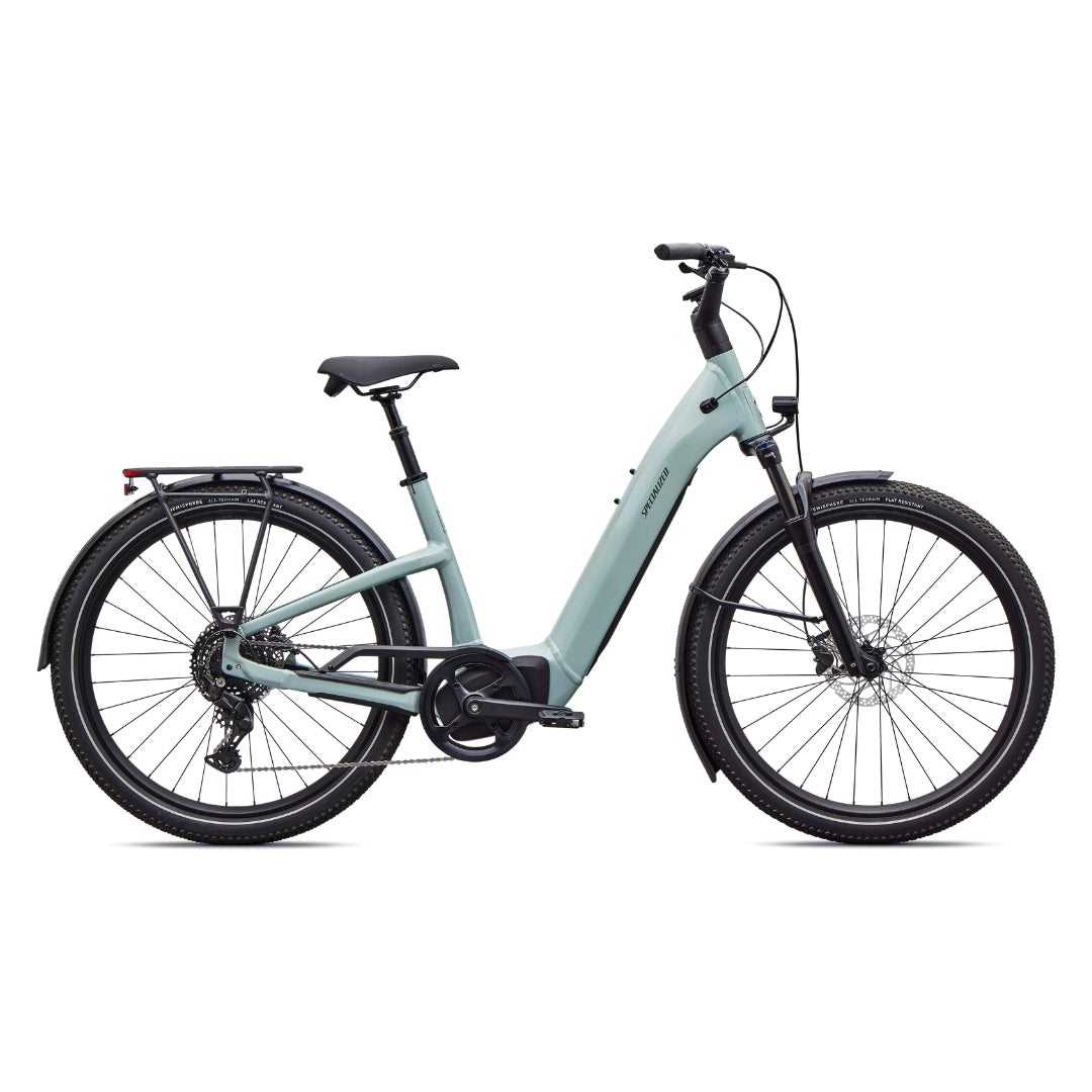 Specialized Turbo Como 4.0 Step-Thru Electric Bike 2027 Gloss Agave Grey/Oak Green Metallic