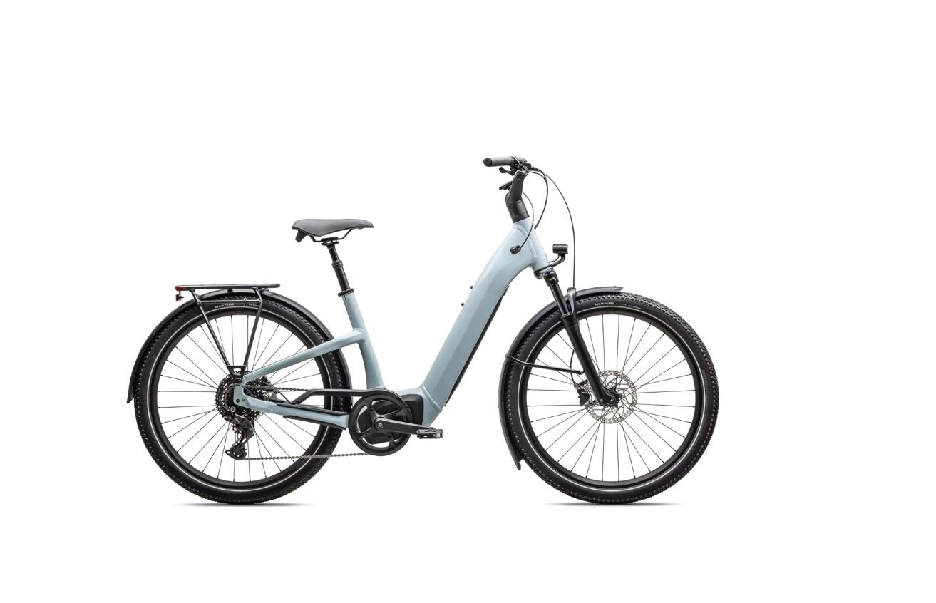 Specialized Turbo Como 4.0 UL Step-Thru Electric Bike 2025 Gloss Seafoam/Silver Dust Reflective