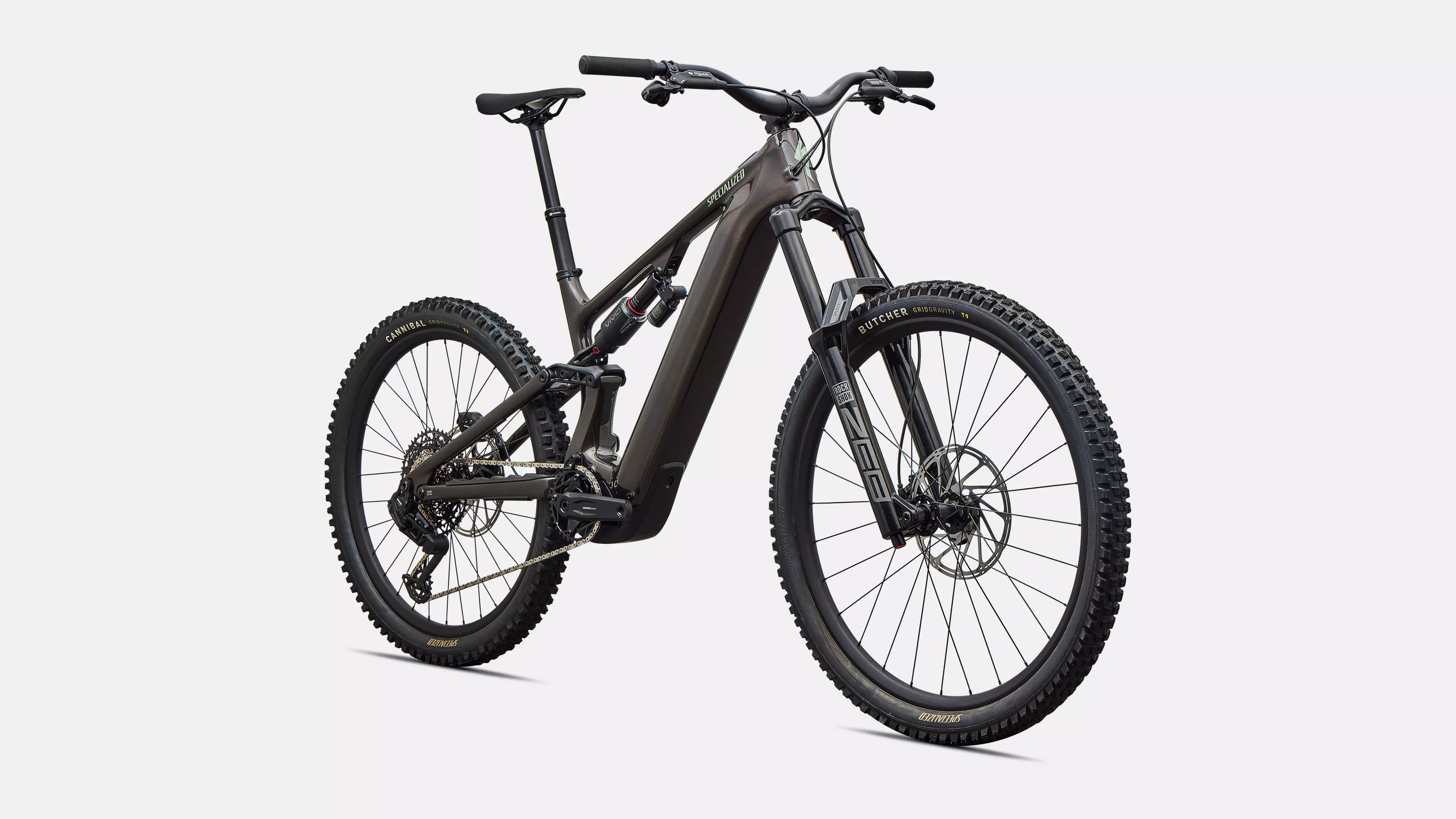 Specialized Turbo Levo Comp EVO G4 Full Suspension Electric Bike 2026 Gloss Warm Smoke/Pistachio