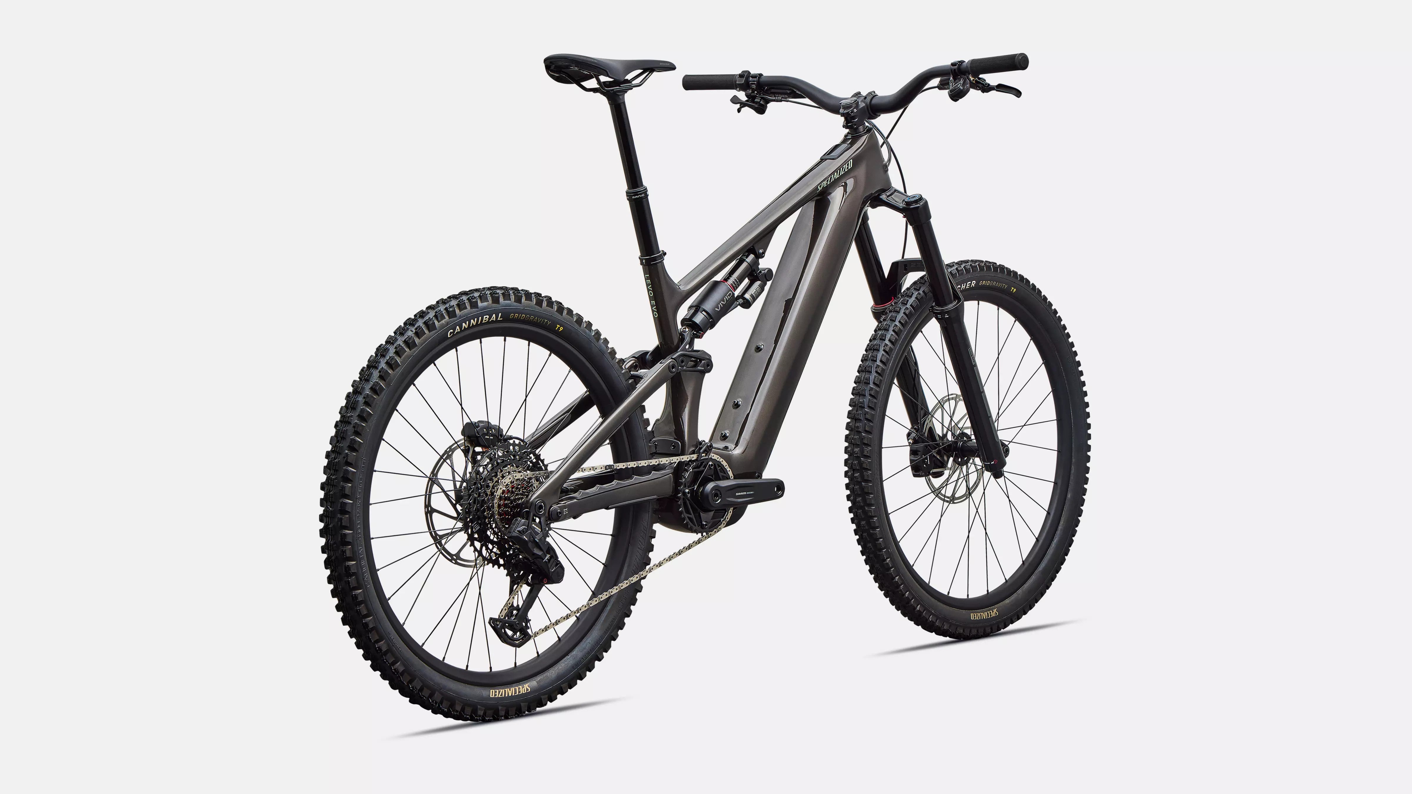 Specialized Turbo Levo Comp EVO G4 Full Suspension Electric Bike 2026 Gloss Warm Smoke/Pistachio
