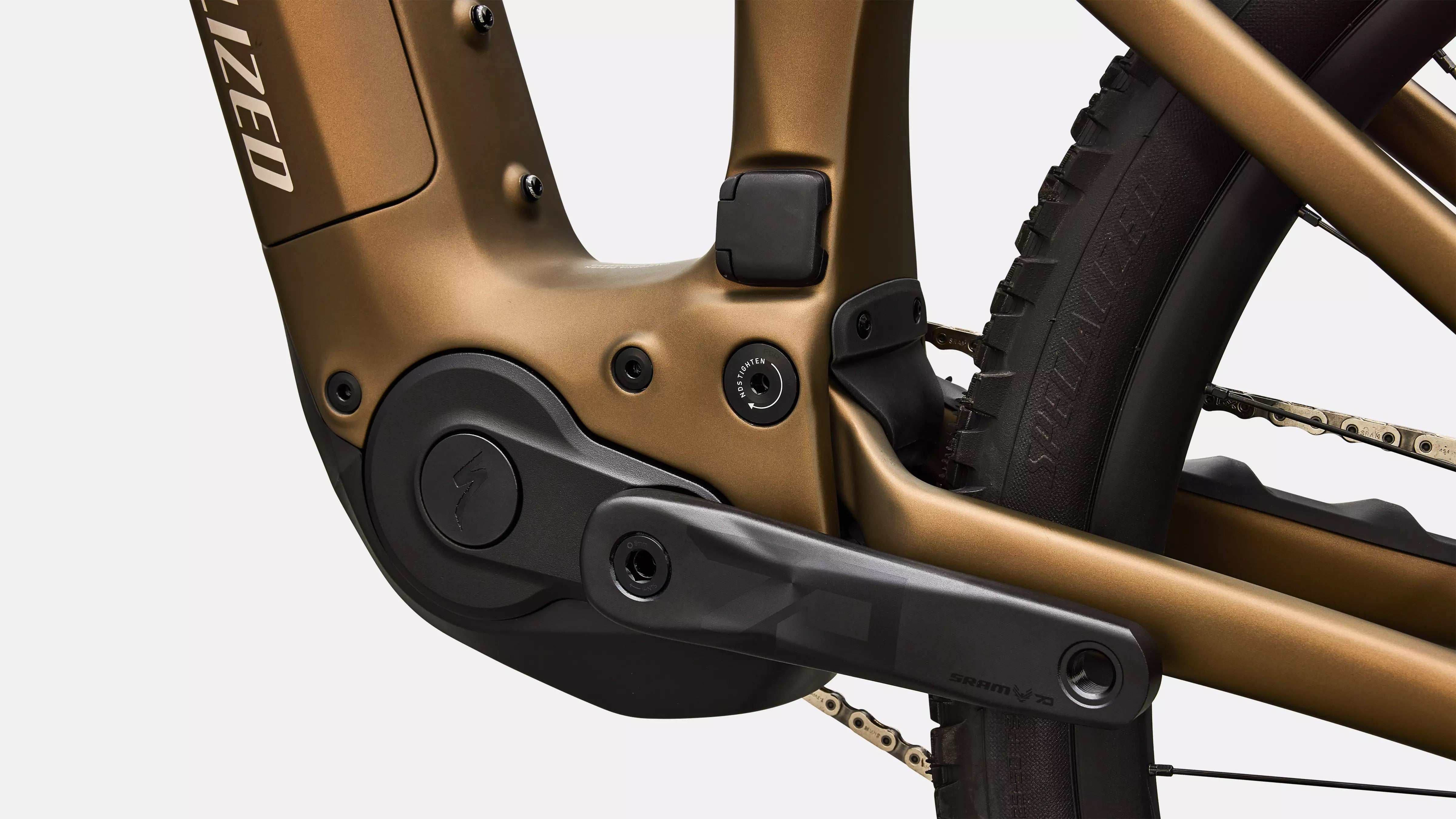 Specialized Turbo Levo R Comp Carbon Full Suspension Electric Bike 2026 Satin Burnt Gold Metallic