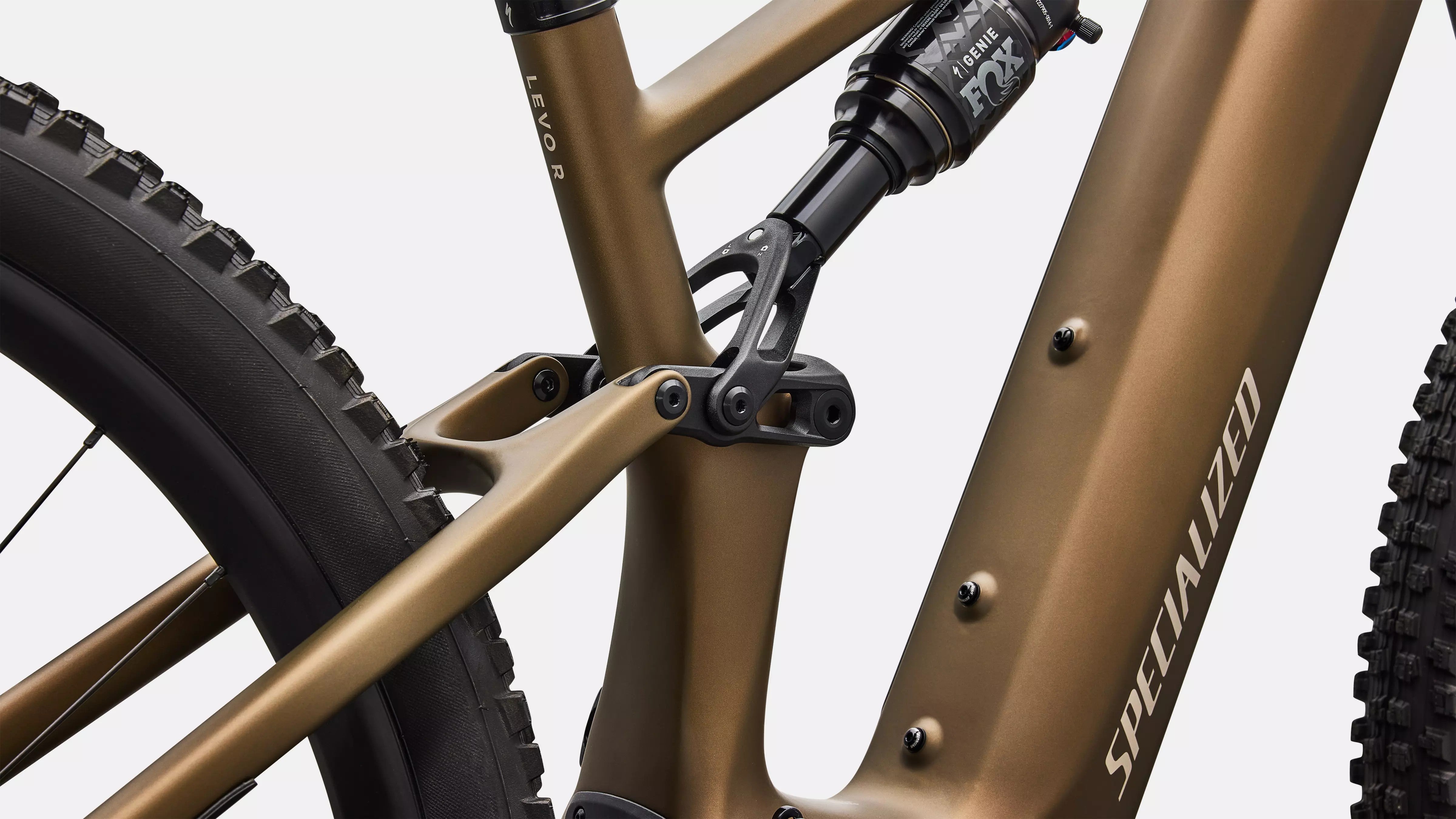 Specialized Turbo Levo R Comp Carbon Full Suspension Electric Bike 2026 Satin Burnt Gold Metallic