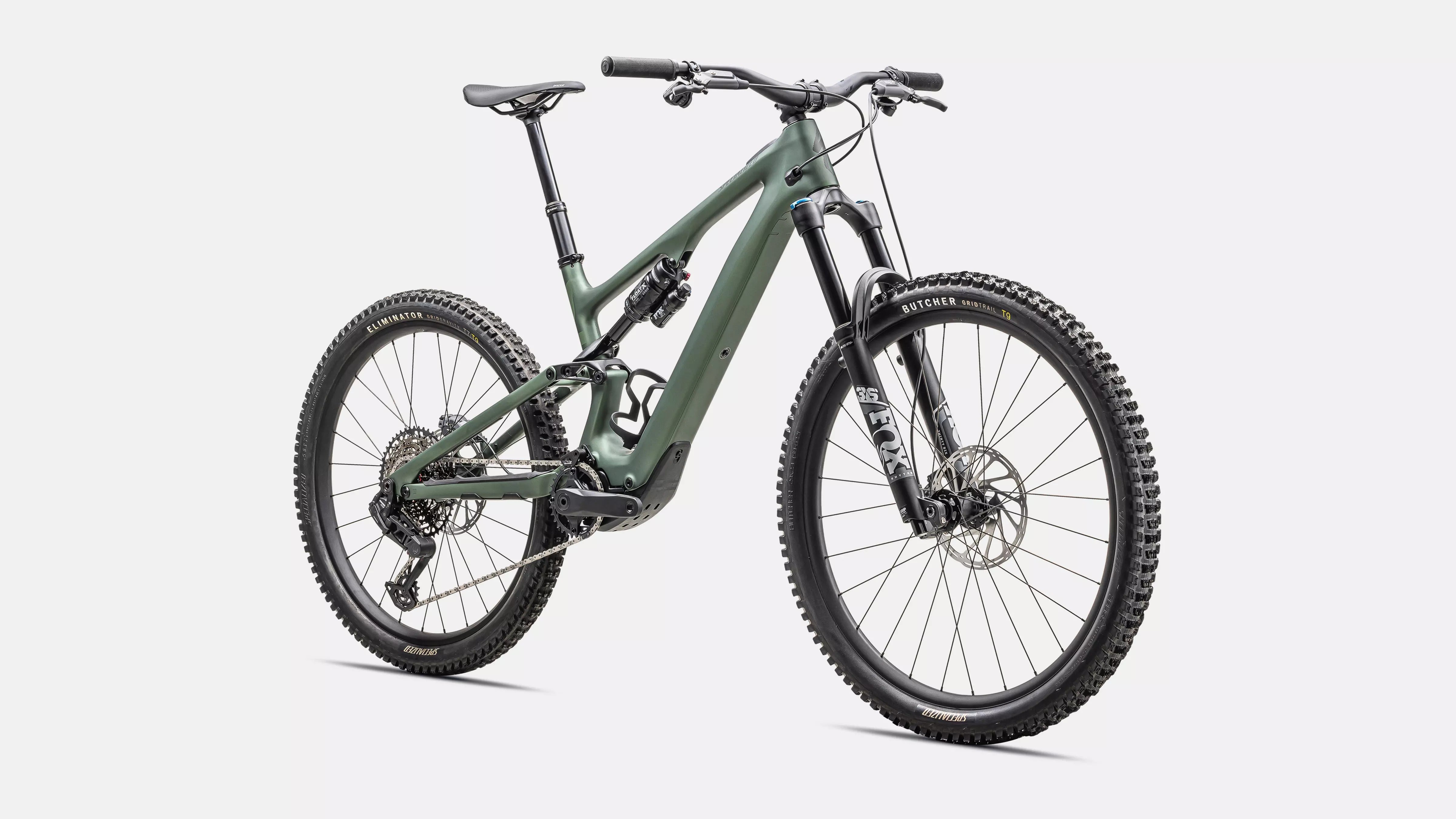Specialized Turbo Levo SL Comp Carbon UL Full Suspension Electric Bike 2025 Cypress Metallic/Cypress/Dark Moss Green