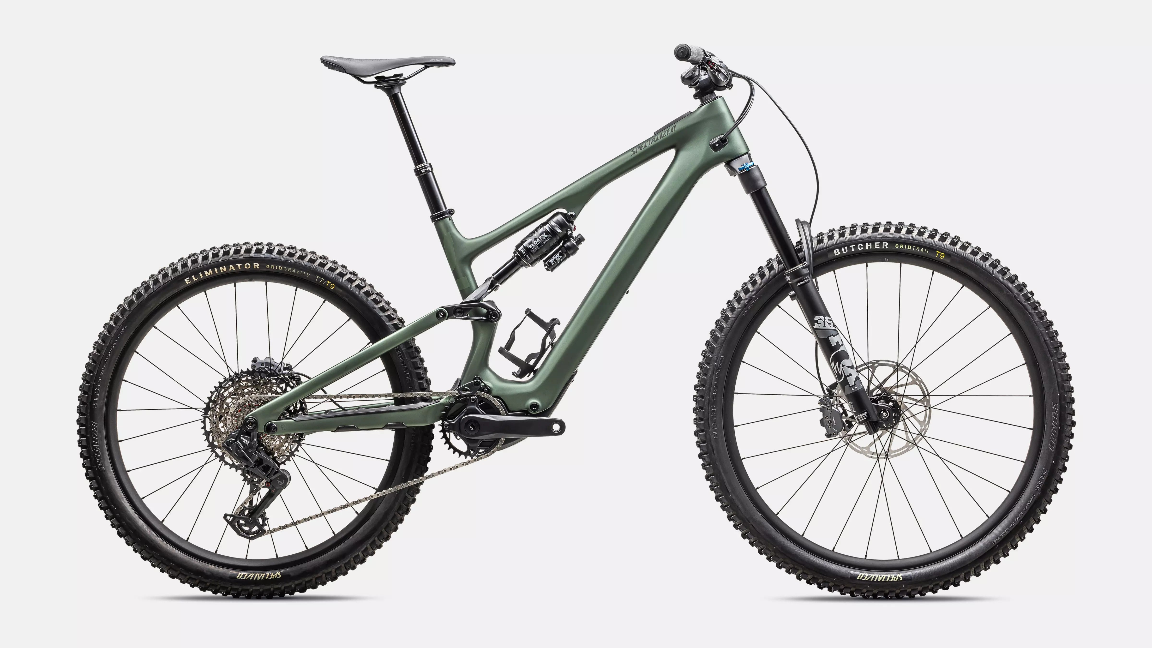Specialized Turbo Levo SL Comp Carbon UL Full Suspension Electric Bike 2025 Cypress Metallic/Cypress/Dark Moss Green