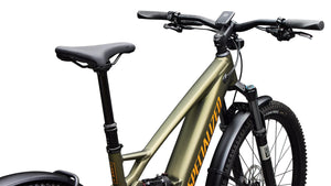 Specialized Turbo Tero X 5.0 UL Full Suspension Electric Hybrid Bike 2026 Satin Laurel Green Metallic/Orange Zest