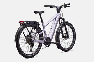 Specialized Turbo Vado 3 EVO 5.0 Step-Over Electric Bike 2027 Gloss Amethyst Frost Metallic Bordeaux Metallic