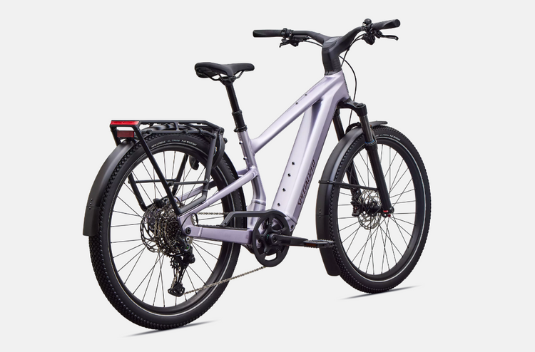 Specialized Turbo Vado 3 EVO 5.0 Step-Over Electric Bike 2027 Gloss Amethyst Frost Metallic Bordeaux Metallic