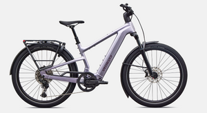 Specialized Turbo Vado 3 EVO 5.0 Step-Over Electric Bike 2027 Gloss Amethyst Frost Metallic Bordeaux Metallic