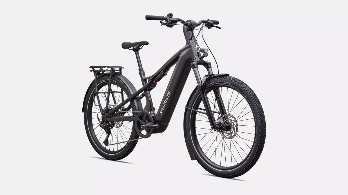 Specialized Turbo Vado 3 X 4.0 Step-Over Electric Bike 2027 Gloss Obsidian/Satin Silver Dust Frost