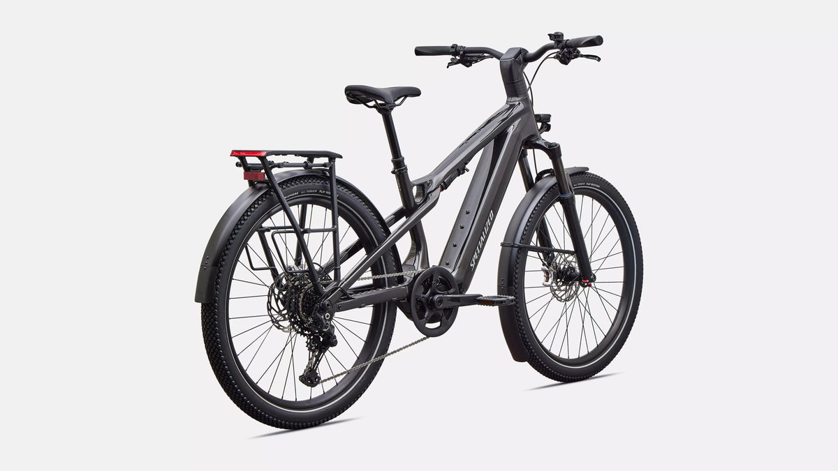 Specialized Turbo Vado 3 X 4.0 Step-Over Electric Bike 2027 Gloss Obsidian/Satin Silver Dust Frost