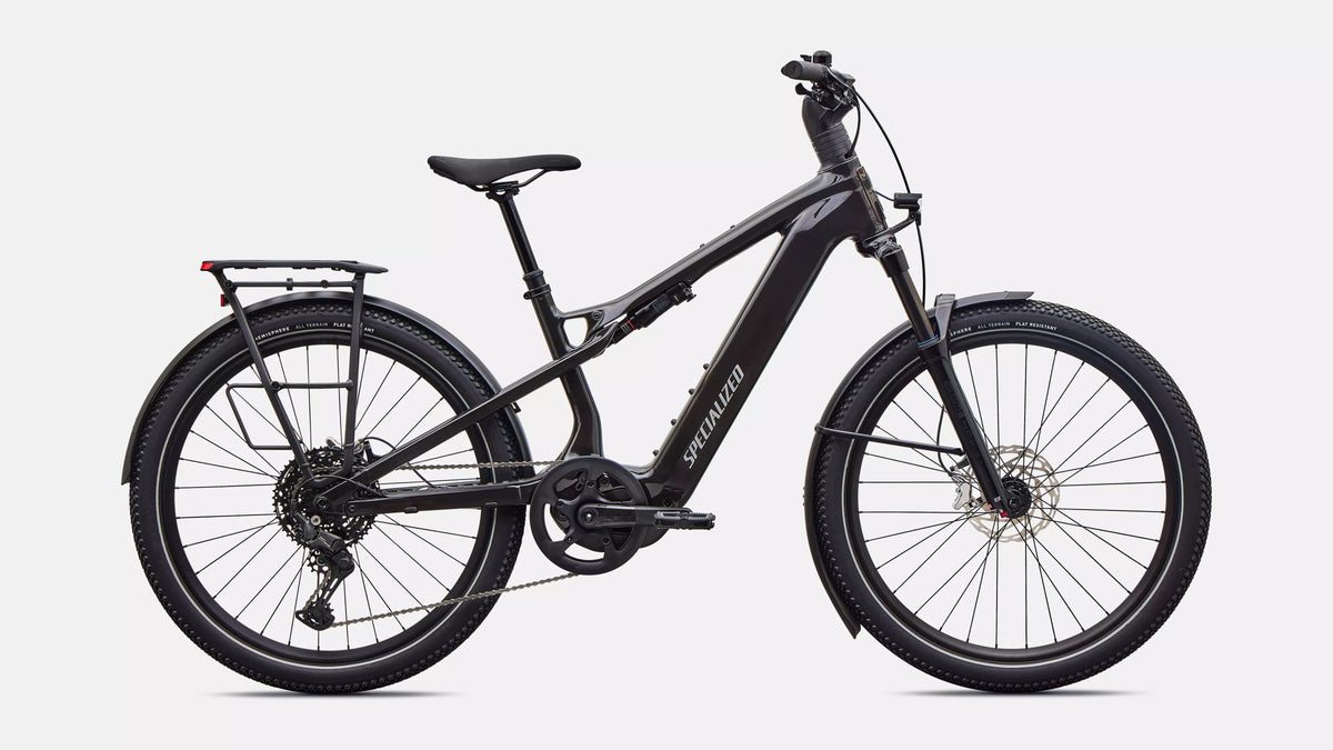 Specialized Turbo Vado 3 X 4.0 Step-Over Electric Bike 2027 Gloss Obsidian/Satin Silver Dust Frost