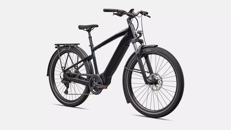 
Specialized Turbo Vado 4.0 Step-Over Electric Bike 2026 Gloss Cast Black/Satin Silver Reflective 