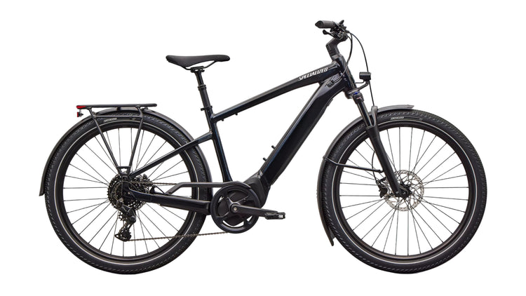 Specialized Turbo Vado 4.0 Step-Over Electric Bike 2026 Gloss Cast Black/Satin Silver Reflective 