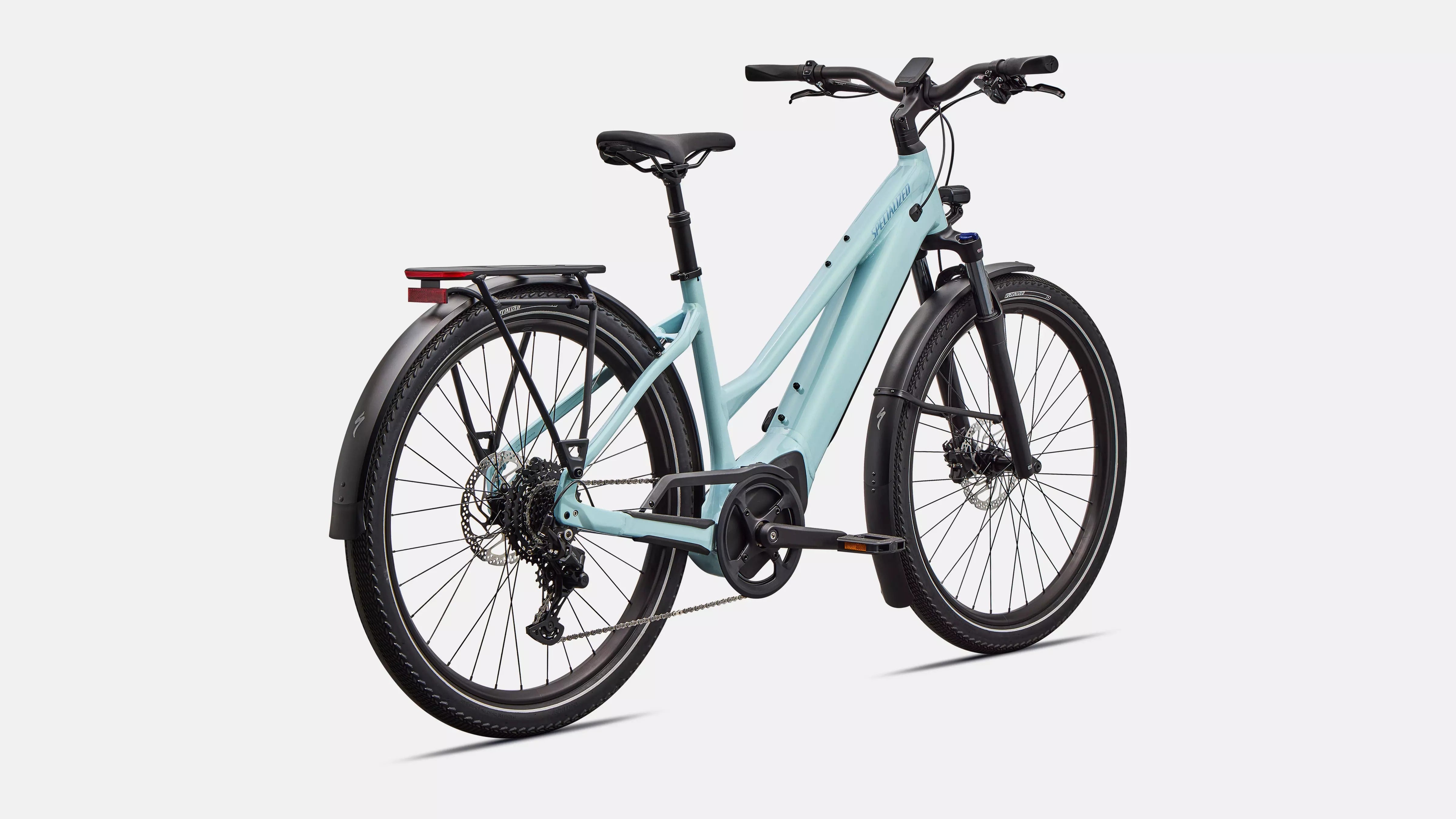 Specialized Turbo Vado 4.0 Step-Through Electric Bike 2026 Gloss Seafoam/25% Lapis Pearl/Glacial Metallic
