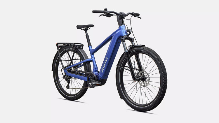 Specialized Turbo Vado EVO 3 4.0 Step-Over Electric Bike 2026 Pacific Blue Metallic/Dune White/Brushed Chrome