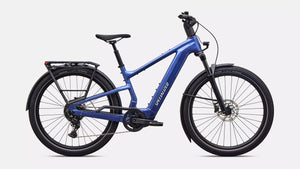 Specialized Turbo Vado EVO 3 4.0 Step-Over Electric Bike 2026 Pacific Blue Metallic/Dune White/Brushed Chrome
