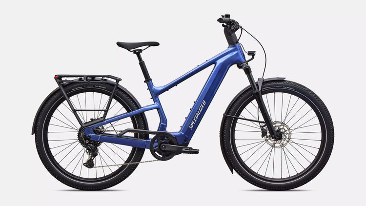Specialized Turbo Vado EVO 3 4.0 Step-Over Electric Bike 2026 Pacific Blue Metallic/Dune White/Brushed Chrome
