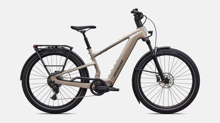 Specialized Turbo Vado 3 EVO 4.0 Step-Over Electric Bike 2027 Gloss Sandstone Metallic/Warm Smoke Metallic 