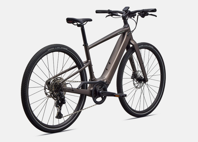 Specialized Turbo Vado SL 2 4.0 Step-Over Electric Bike 2027 Satin Gun Metal Agave Grey Frost Reflective