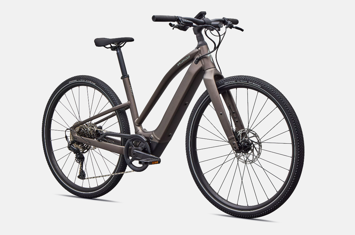 Specialized Turbo Vado SL 2 4.0 Step-Through Electric Bike 2027 Satin Gunmetal Agave Grey Frost Reflective