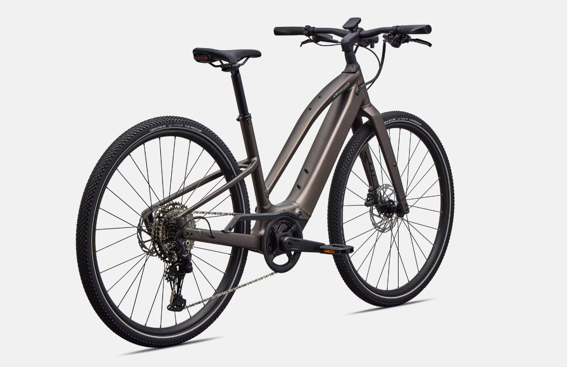 Specialized Turbo Vado SL 2 4.0 Step-Through Electric Bike 2027 Satin Gunmetal Agave Grey Frost Reflective
