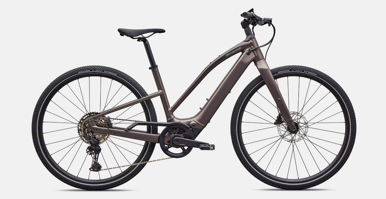 Specialized Turbo Vado SL 2 4.0 Step-Through Electric Bike 2027 Satin Gunmetal Agave Grey Frost Reflective