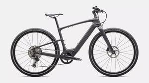 Specialized Turbo Vado SL 2 6.0 Carbon Step-Over Electric Bike Satin Black Micro Speckle/Obsidian Frost