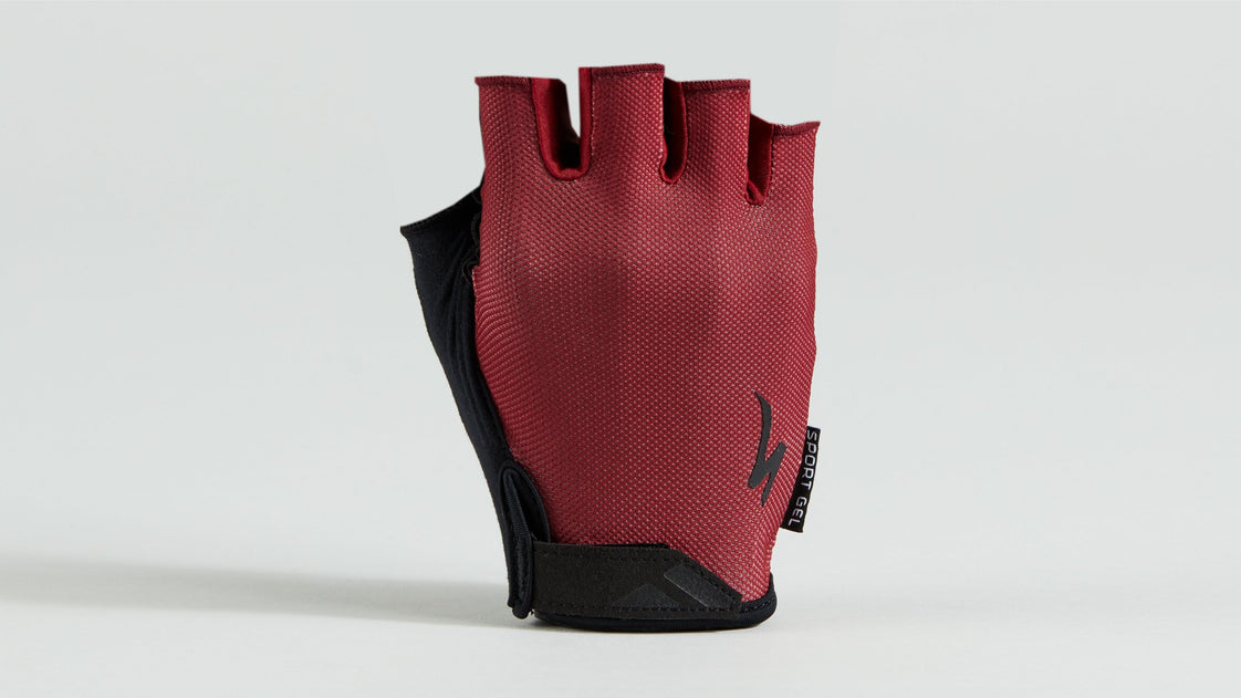 Specialized Women's BG Sport Gel Half Finger Bike Glove maroon