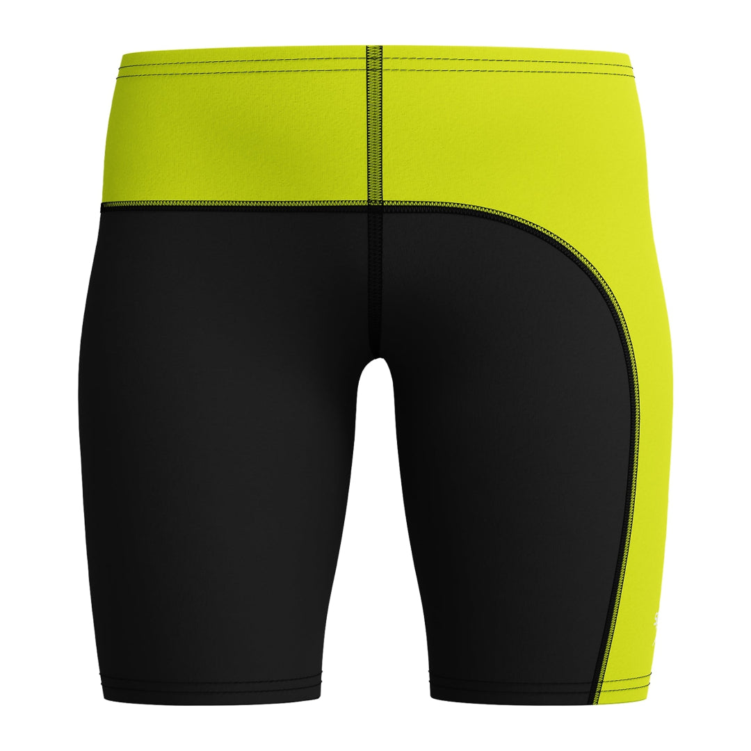 Speedo Boy's Spliced Swim Jammer Hyper Yellow